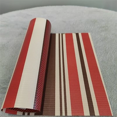 Tarpaulin scáth gréine stripe PVC